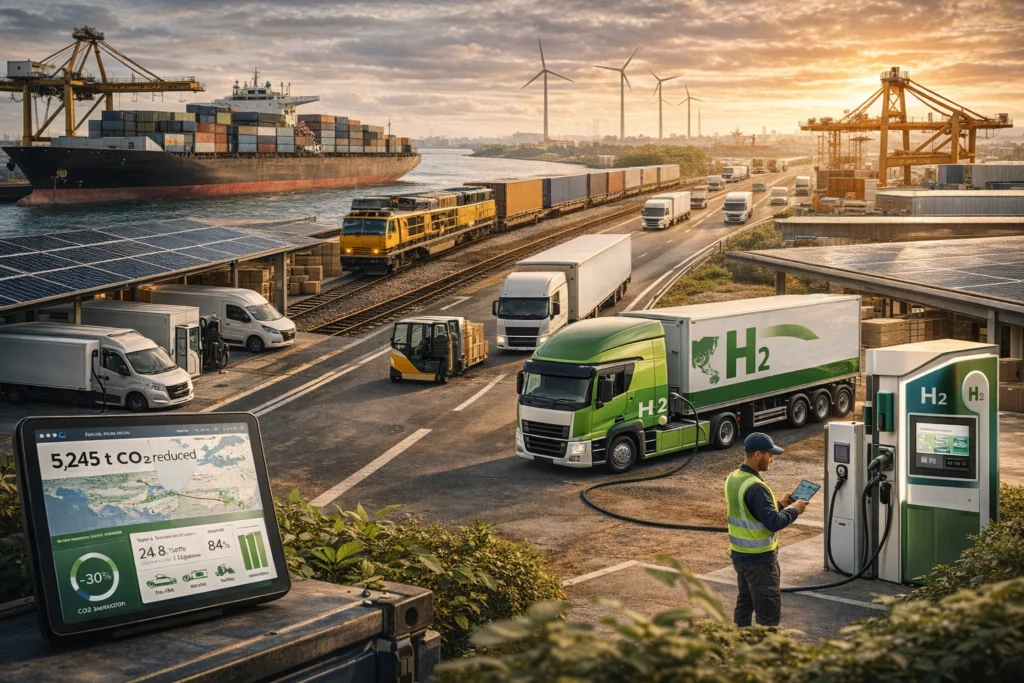 Sustainable Logistics: Reducing CO2 in Global Freight