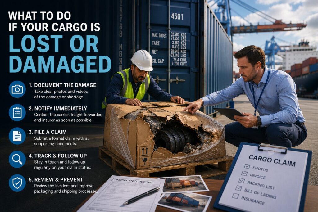 What To Do If Your Cargo Is Lost or Damaged
