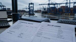 Itemized freight invoice